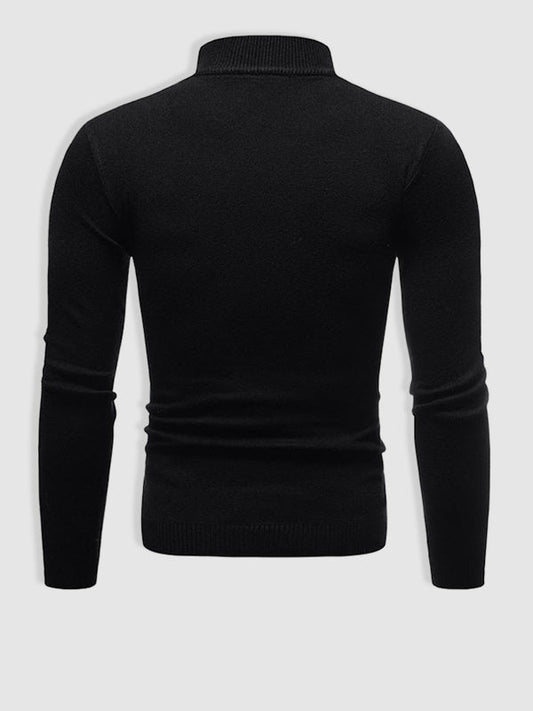 Alexander | Sweter z Golfem Slim-Fit na Zimę
