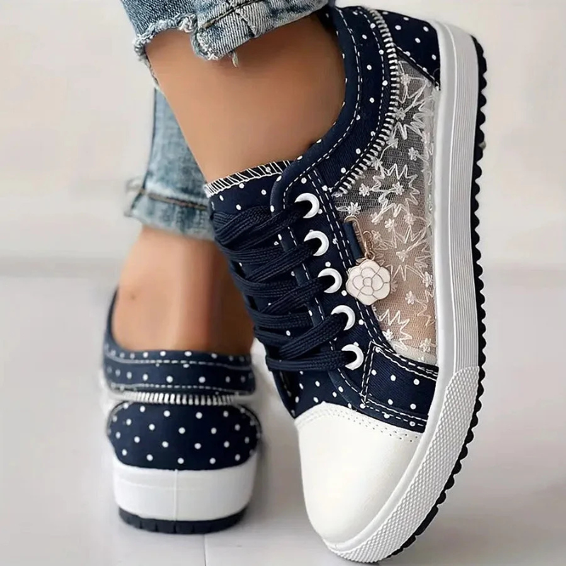 ROZALINA | Eleganckie Koronkowe Sneakersy