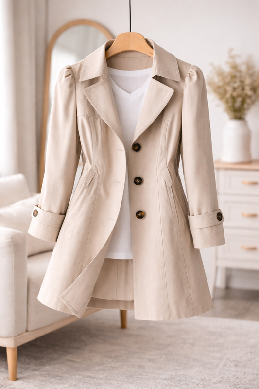Selvia – Elegancki płaszcz vintage
