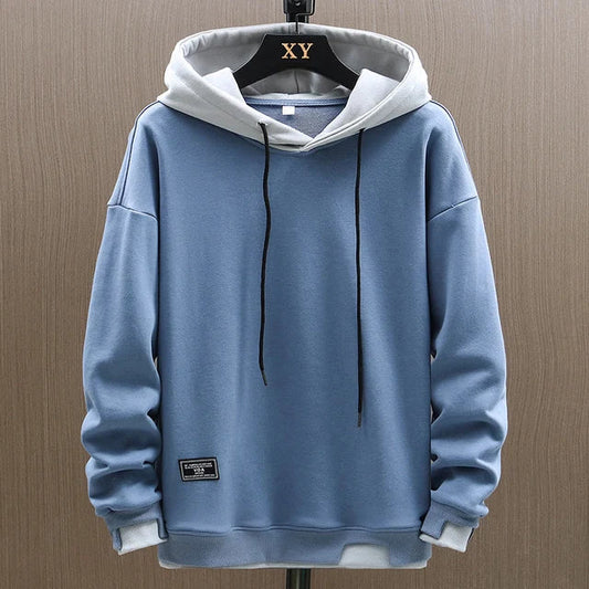 Jens | Męski dwukolorowy casualowy hoodie