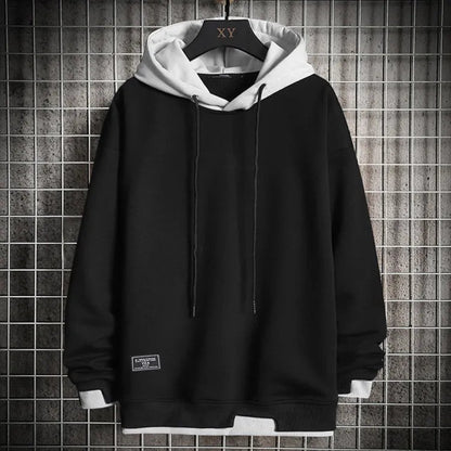Jens | Męski dwukolorowy casualowy hoodie