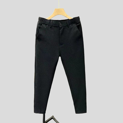 Noir Spodnie Waffle Knit
