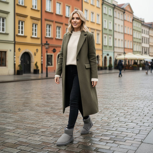 Buty Zamszowe z Podszyciem z Owczej Skóry (Do –40°C)
