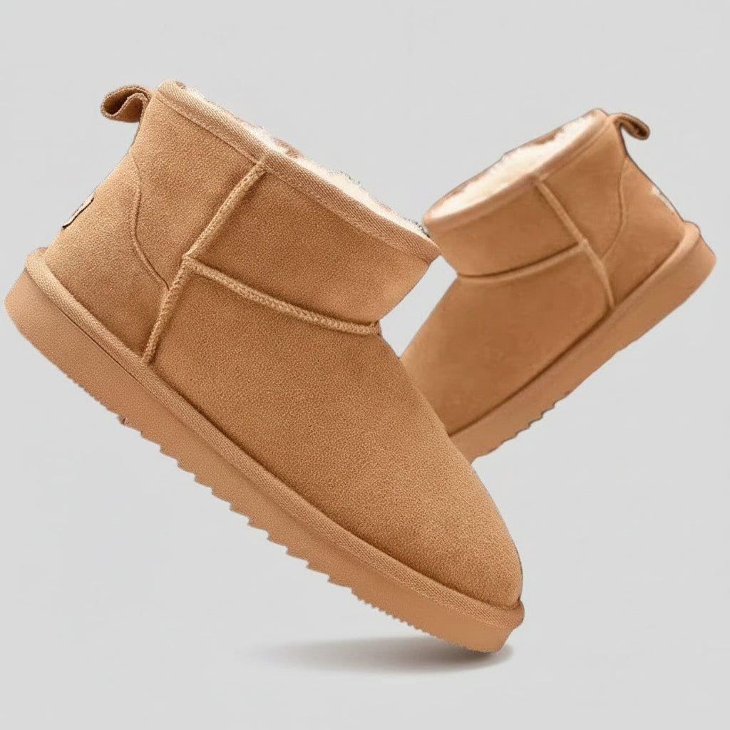 Buty Zamszowe z Podszyciem z Owczej Skóry (Do –40°C)