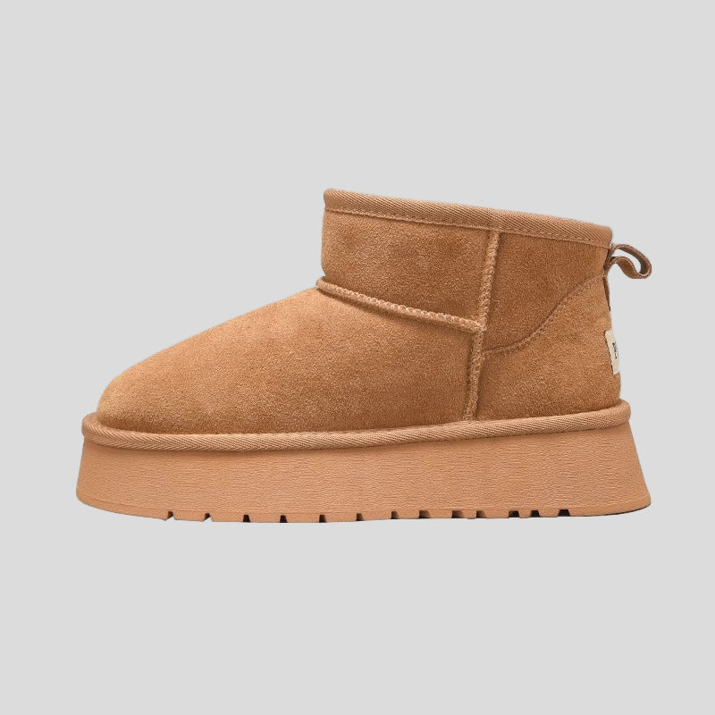 Buty Zamszowe z Podszyciem z Owczej Skóry (Do –40°C)