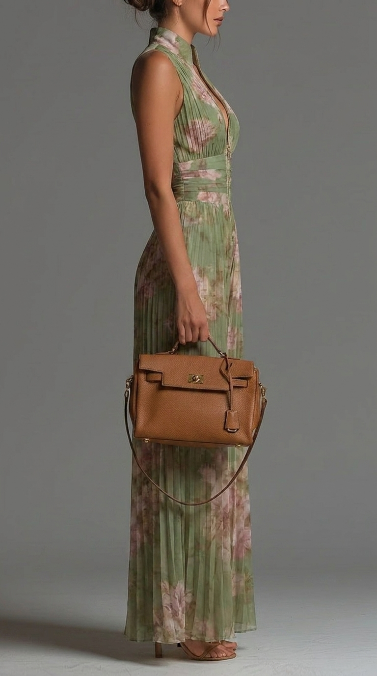 Gabriela | Plisowany Chiffon