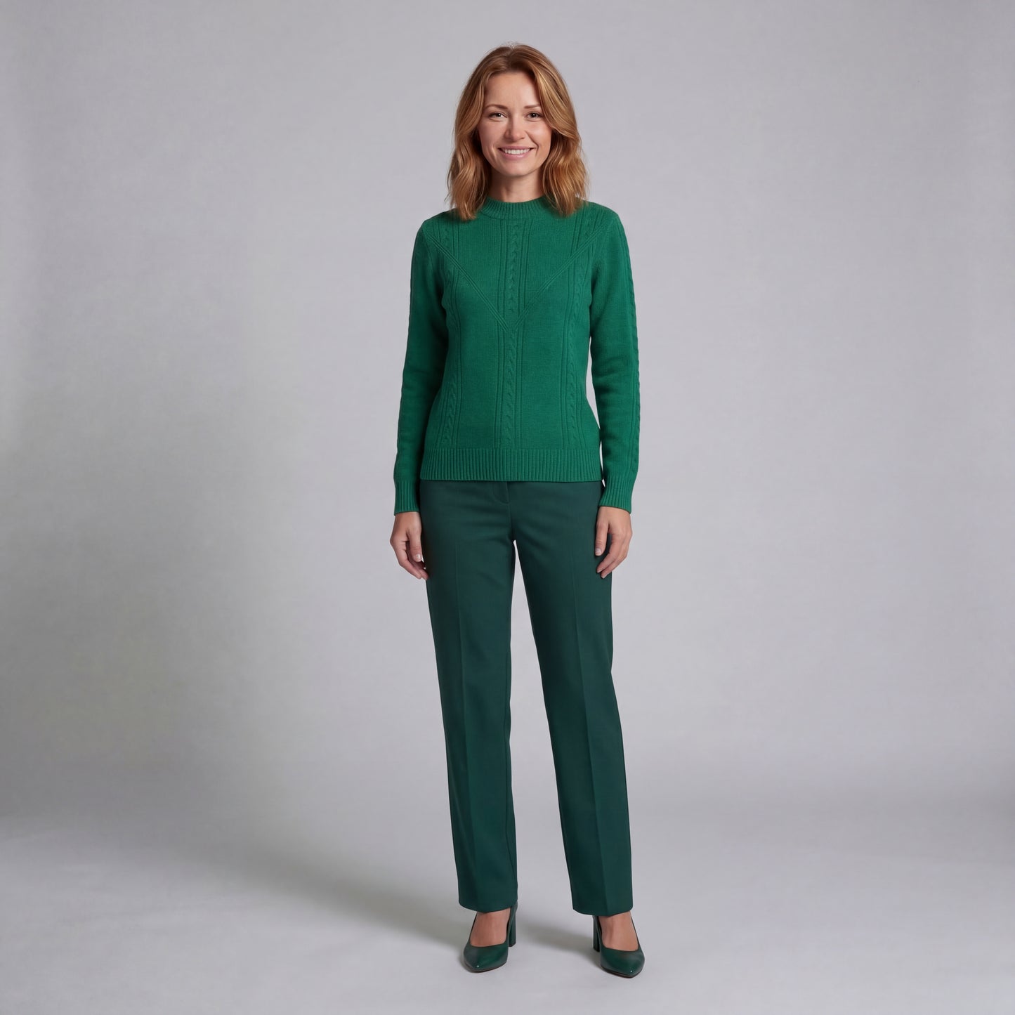 Evalina Elegancki Sweter z Golfem