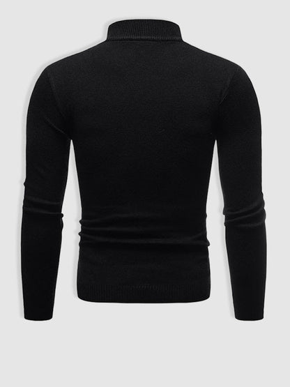 Alexander | Sweter z Golfem Slim-Fit na Zimę