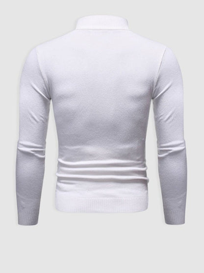 Alexander | Sweter z Golfem Slim-Fit na Zimę