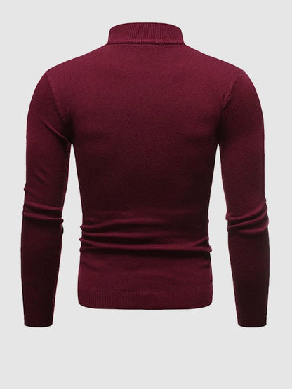 Alexander | Sweter z Golfem Slim-Fit na Zimę