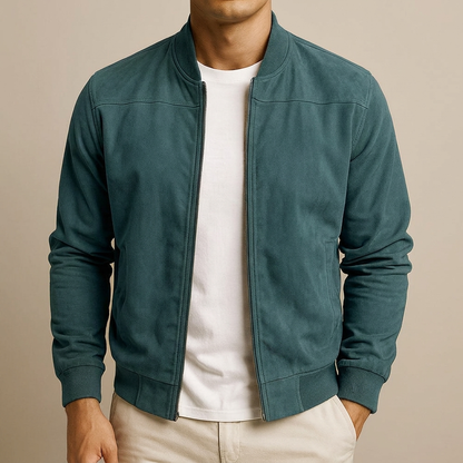 Adrian – Zamszowa kurtka bomber premium