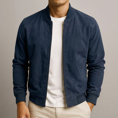 Adrian – Zamszowa kurtka bomber premium